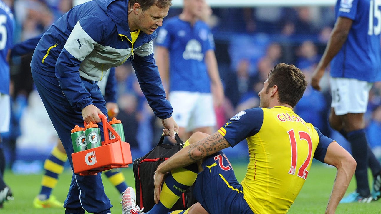 Giroud ruled out of Besiktas game but Arsenal await injury news