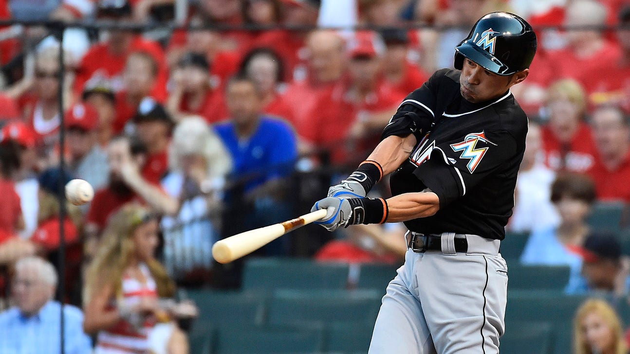 Marlins' Suzuki gets 4,192nd career hit in majors, Japan