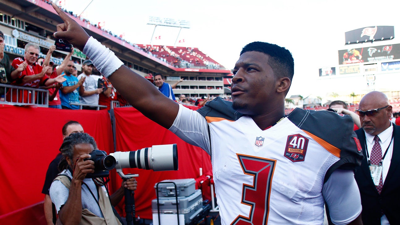 WATCH: Jameis Winston gives intense locker room speech after Bucs beat Cowboys