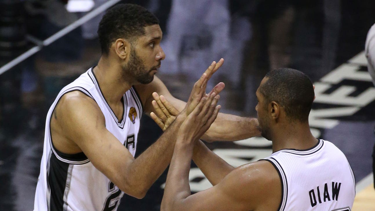 Duncan moves into third place on all-time postseason games list