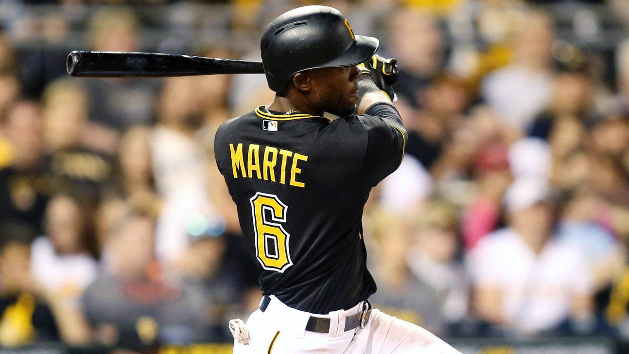 Marte homers, drives in 5 runs as Pirates beat Brewers