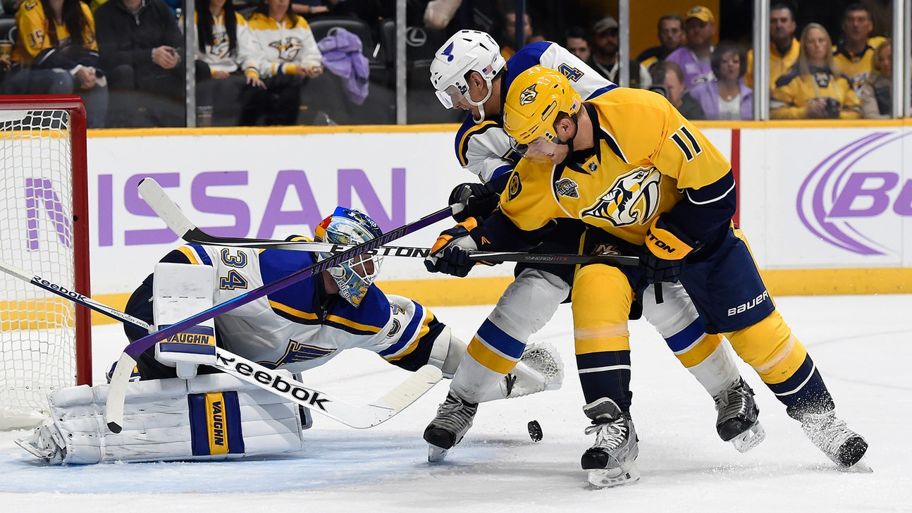 Allen puts on a clinic as Blues shut out Predators 4-0