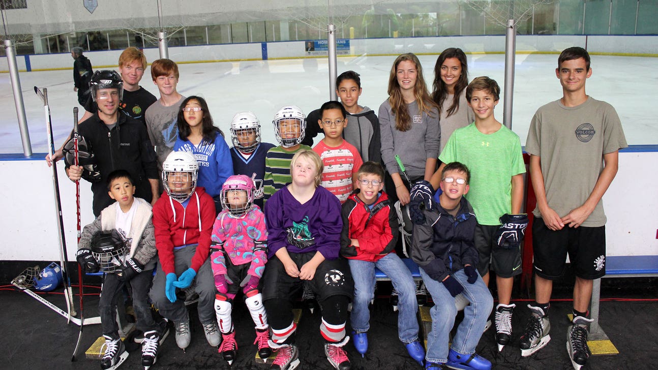 Love of hockey spurs Bar Mitzvah 'gift' for special needs children