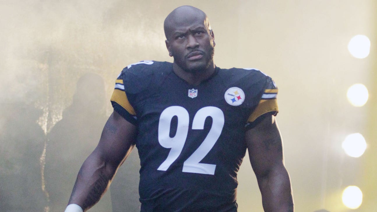 James Harrison celebrated the Steelers' win by immediately posting workout videos