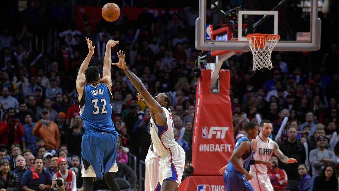 Towns proves to be too much for short-handed Clippers