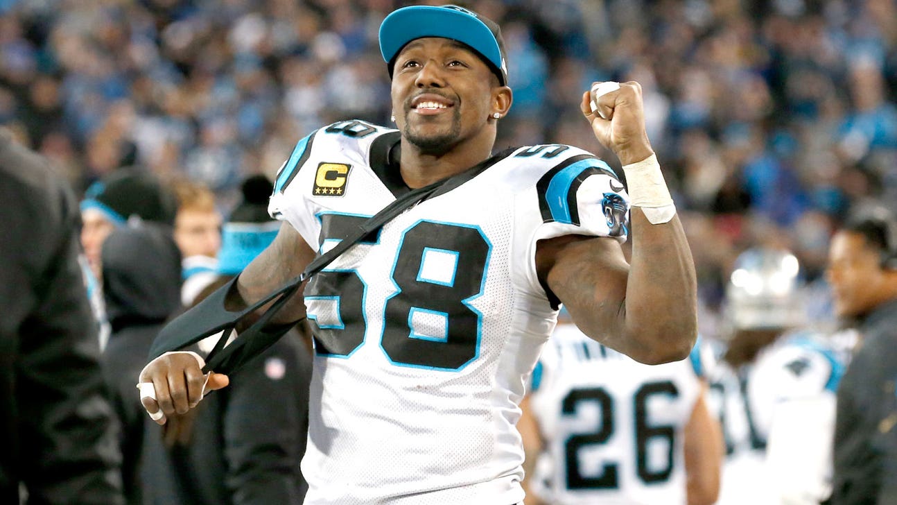Panthers LB Thomas Davis breaks arm, say he's still playing in SB