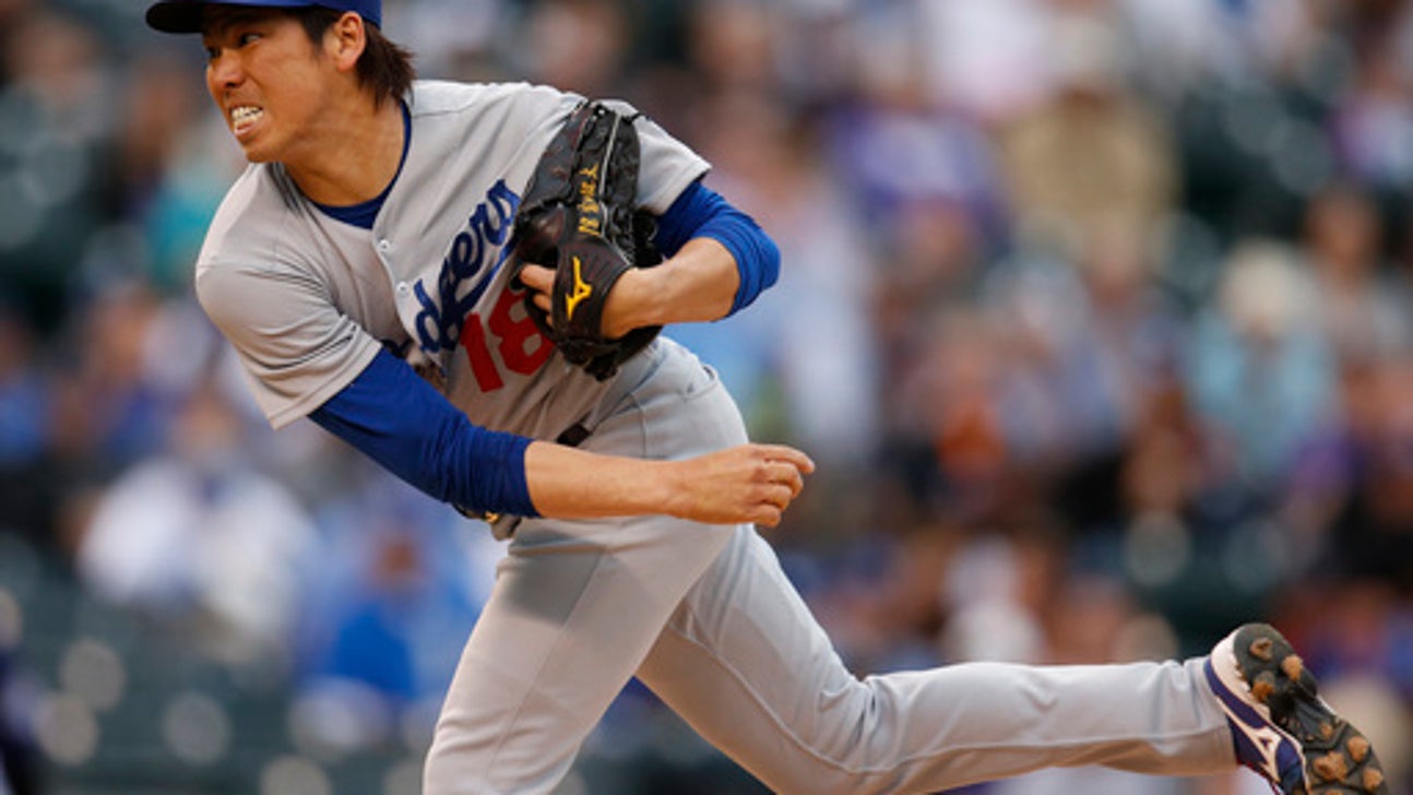 The next Nomo? Dodgers' Maeda flirts with no-no, lowers ERA to 0.36