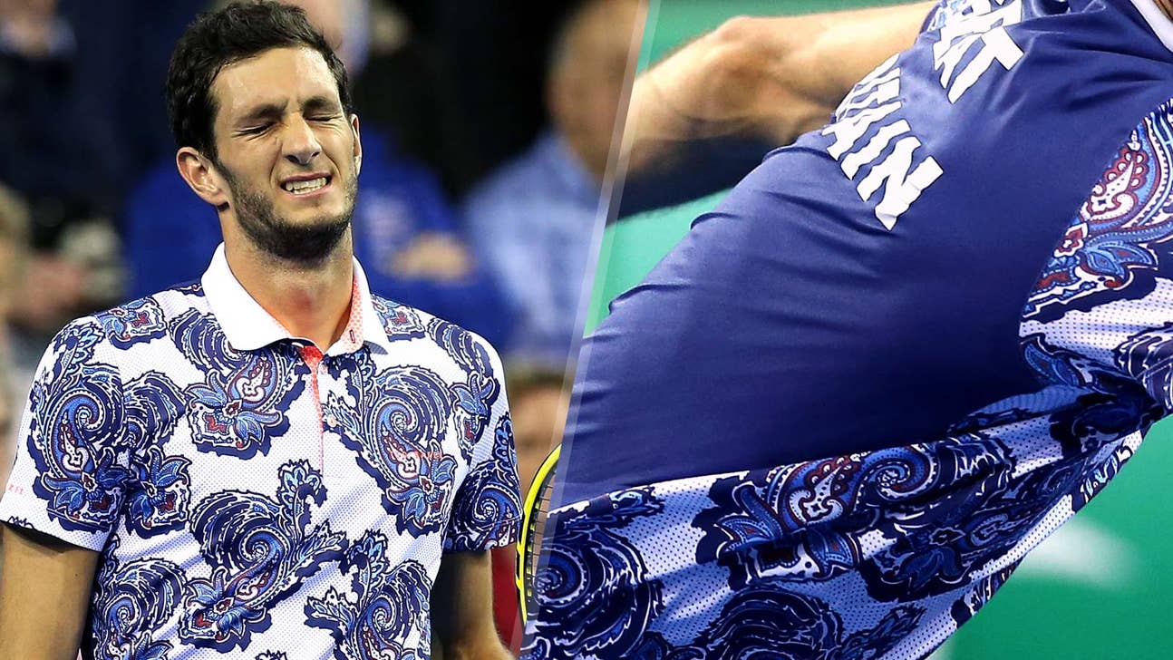 James Ward's Ted Baker kit nearly steals Davis Cup show