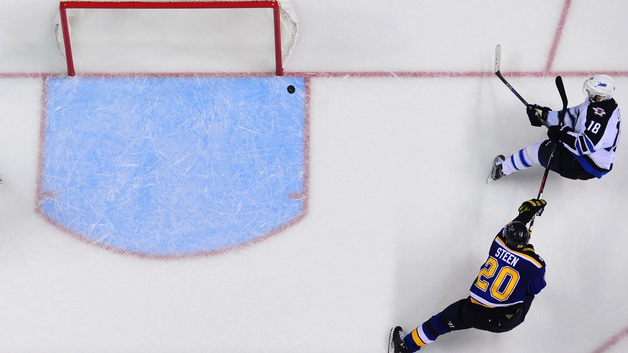 Blues' winning streak snapped with 3-2 overtime loss to Jets