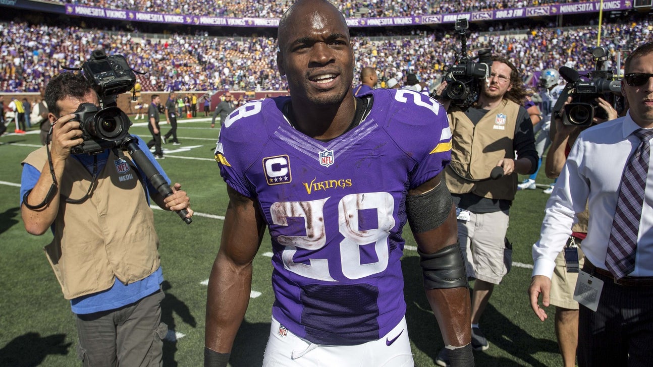 Vikings' Adrian Peterson says he's still NFL's best running back