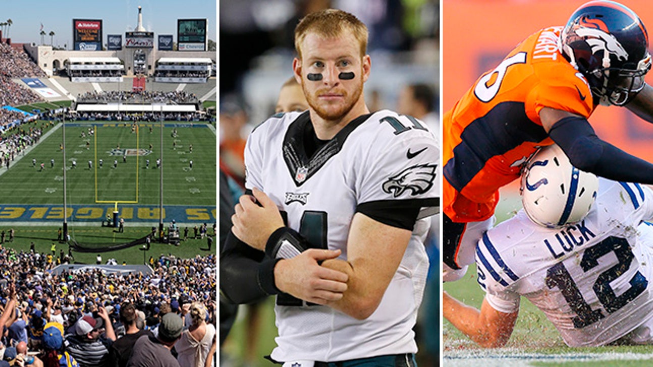 The Rams' Coliseum Problems, A Real Test for Wentz, and Darian Stewart's Dangerous Hits