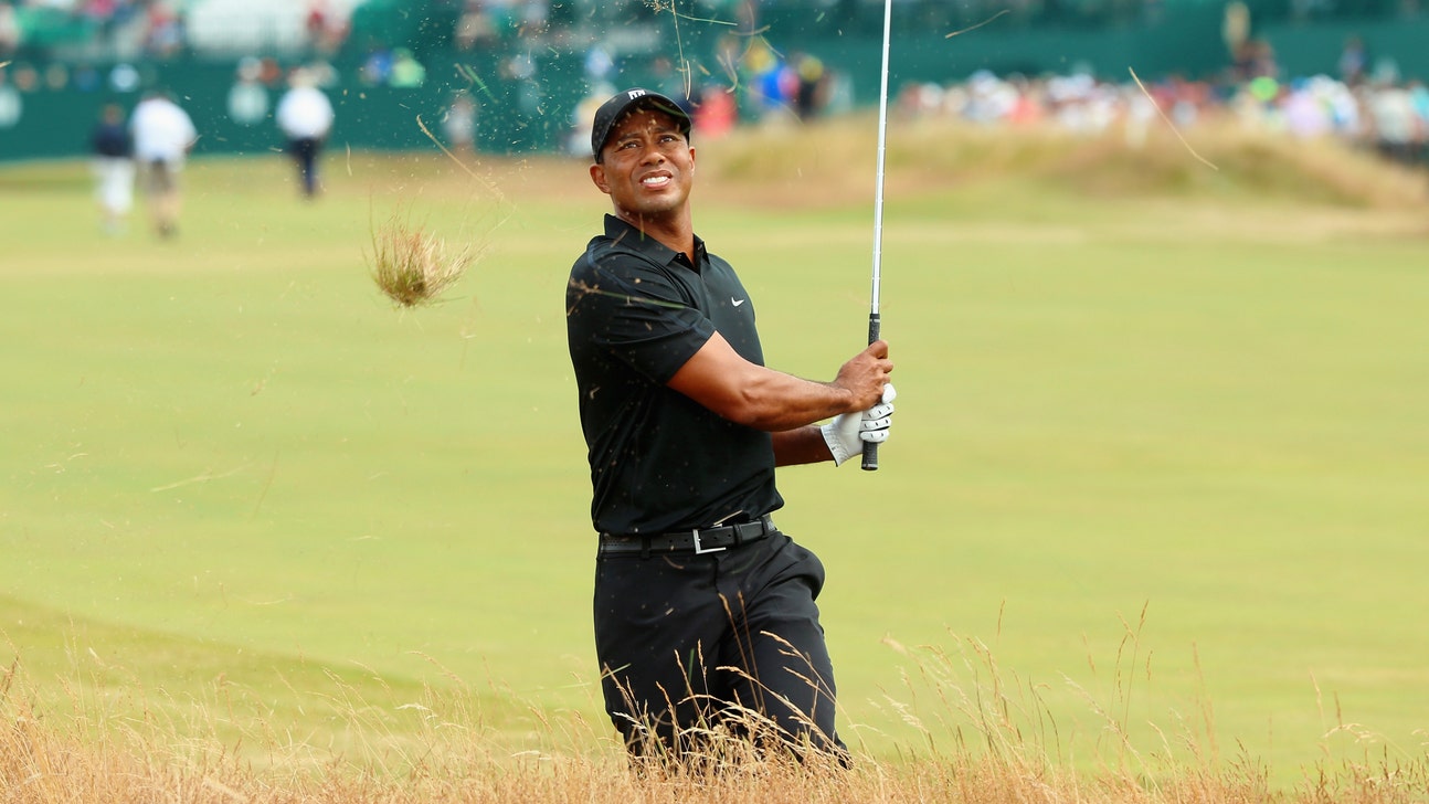 British Open: Rory McIlroy dominates, Tiger Woods implodes in second round