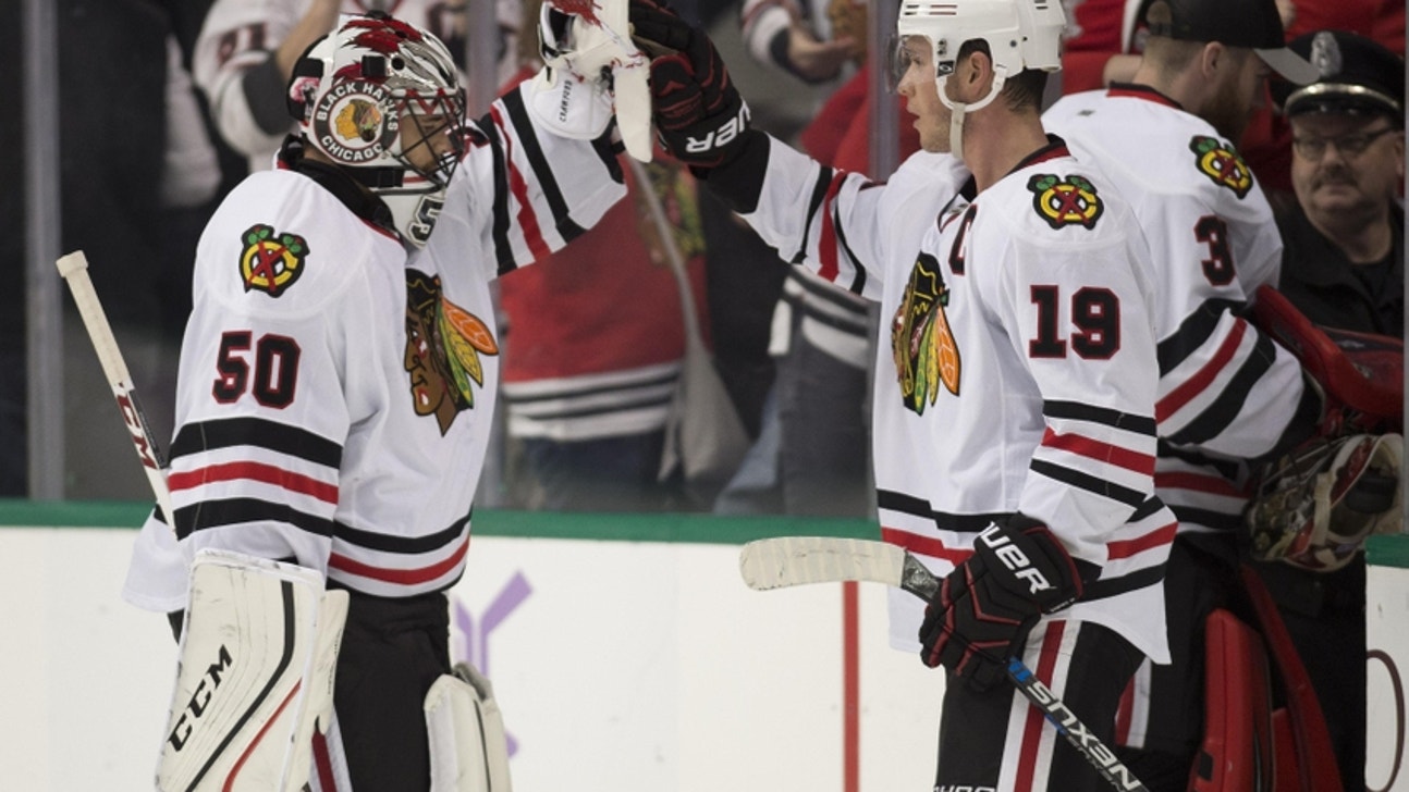 Chicago Blackhawks' Corey Crawford Earns NHL's Second Star