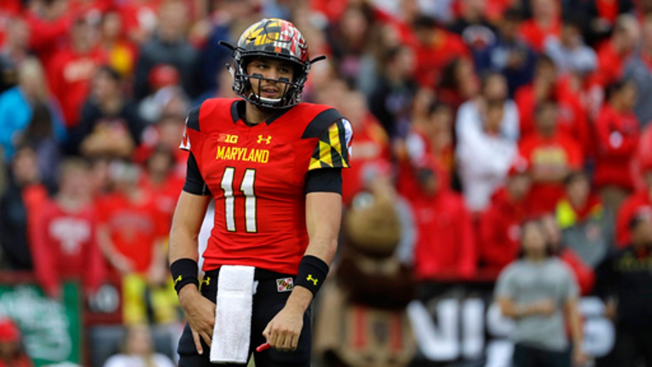 Maryland QB Hills nears conclusion of frustrating season