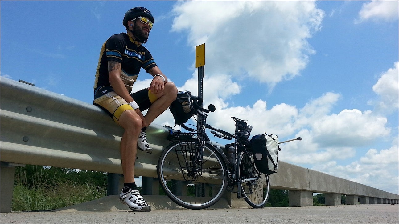 Columbus man's cross-country ride fulfilling in many ways