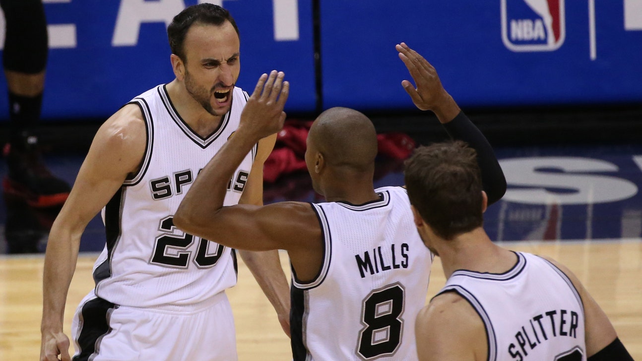 Ginobili has stress fracture of right leg, may miss World Cup of Basketball