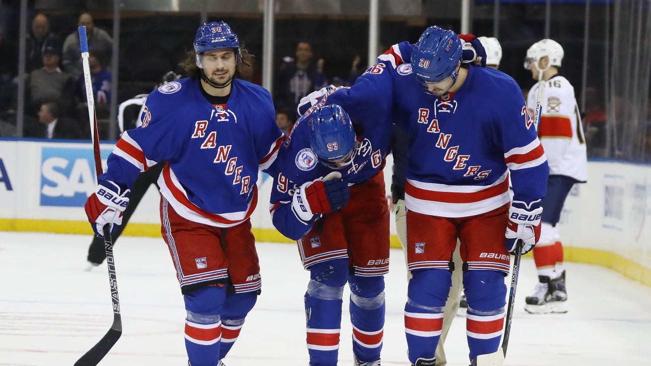 Mika Zibanejad out six to eight weeks with broken fibula