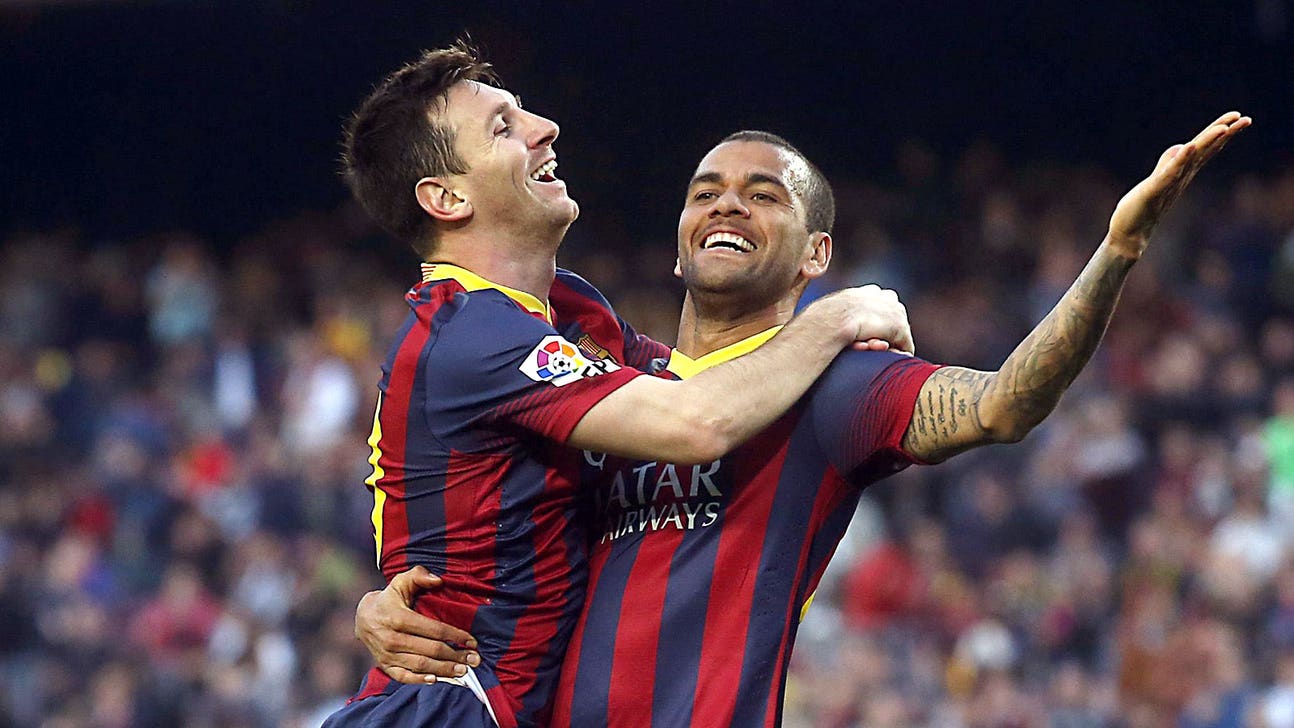 Lionel Messi's record-breaking hat trick leads Barca past Osasuna