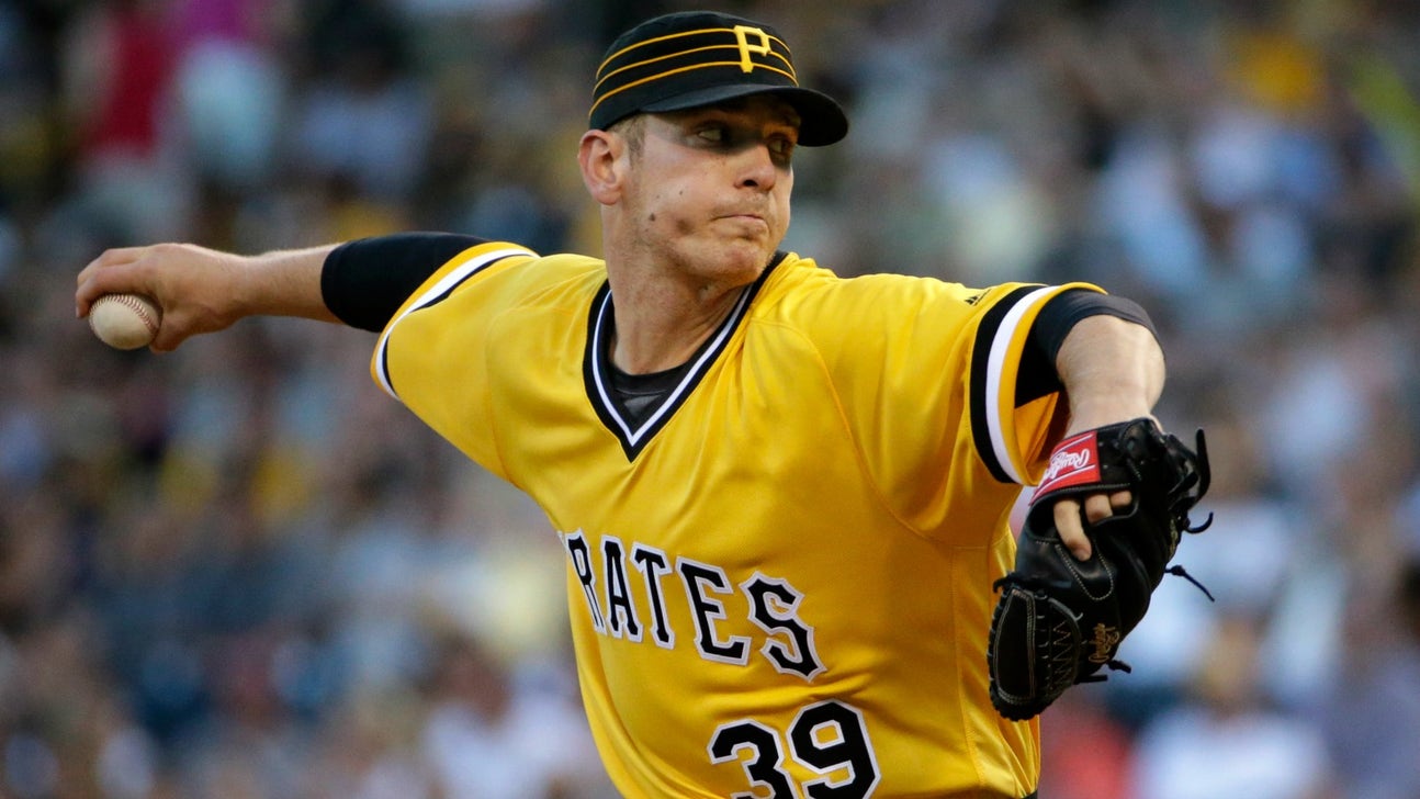 Chad Kuhl's MLB debut included sweet play at plate, beating Kershaw