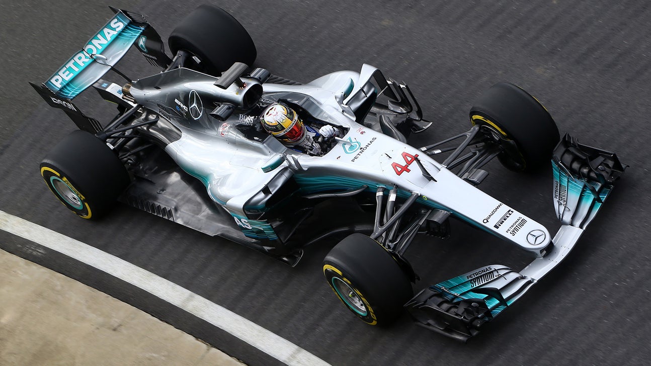 Lewis Hamilton gives new Mercedes W08 first laps at Silverstone