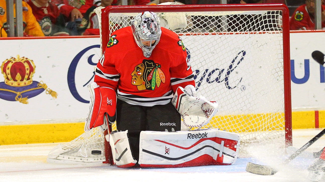 For Blackhawks' Crawford, patience pays dividends in back-to-back blankings