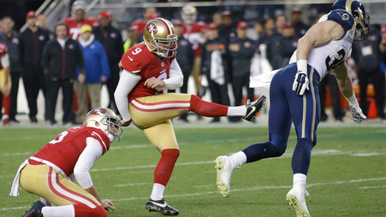Veteran kicker Phil Dawson signs one-year deal with 49ers