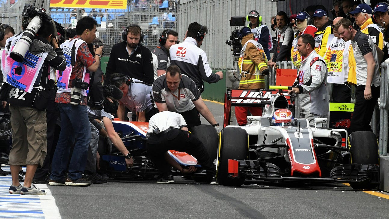 F1 driver Haryanto penalized after crashing into competitor in pits