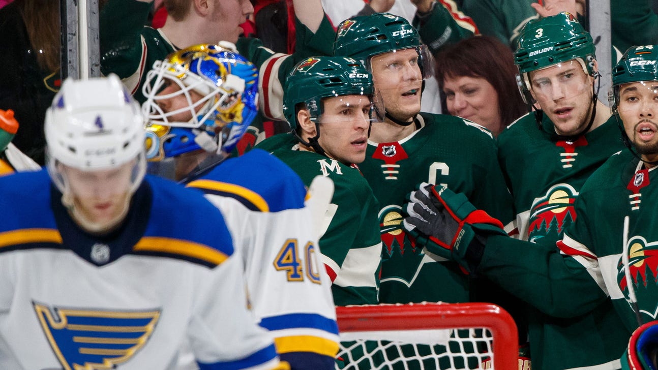 Blues drop seventh straight after 8-3 destruction in Minnesota