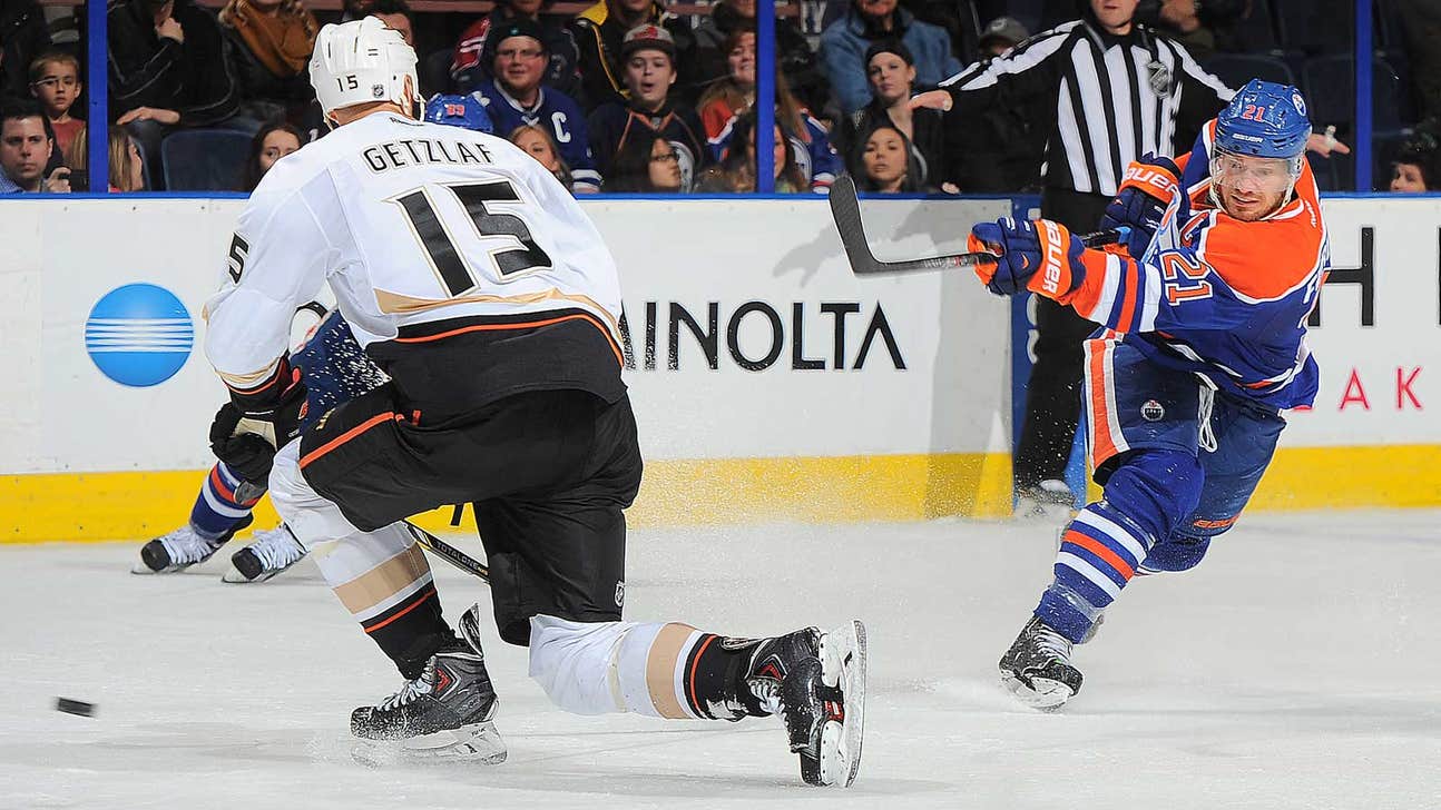 Ference goal in OT allows Oilers to slip past Ducks