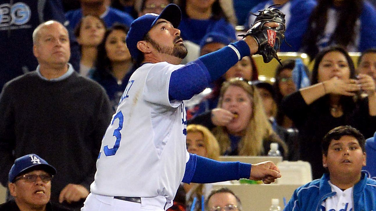 WATCH: Red Sox fan wrestles Adrian Gonzalez for foul ball