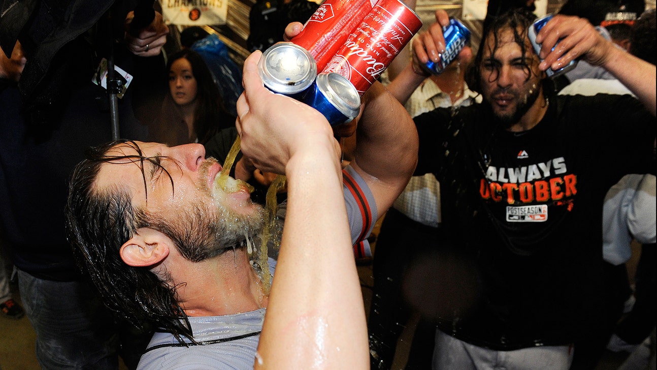 San Francisco Giants selling empty beer bottles from NLDS celebration