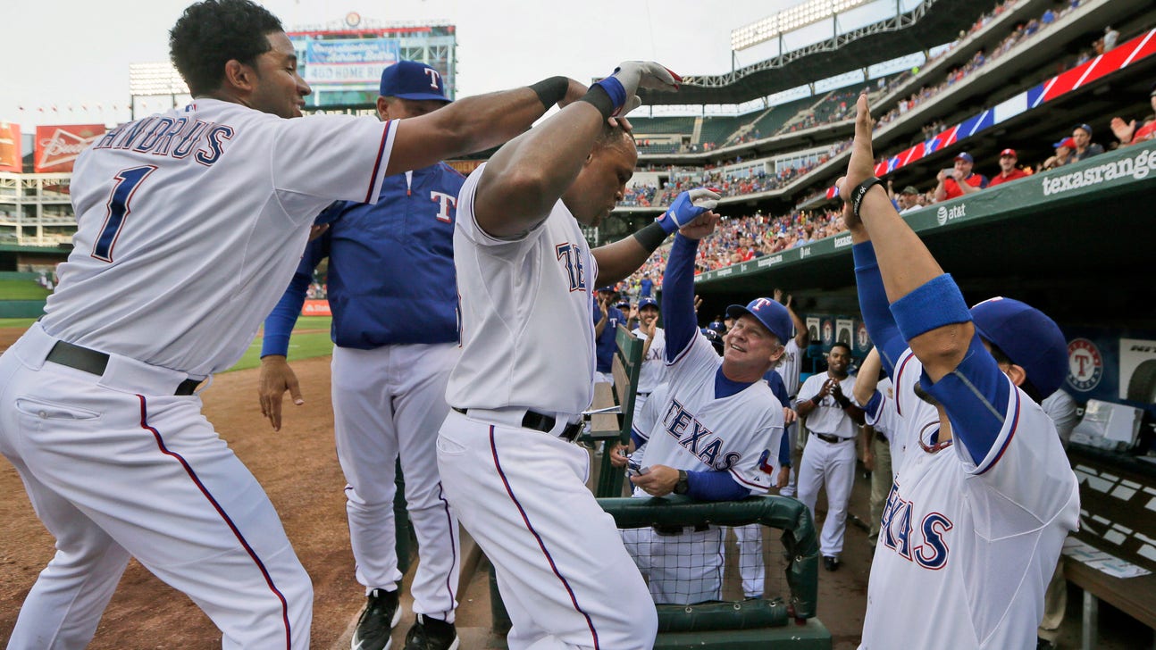Rangers celebrate Beltre's 400th homer by torturing him
