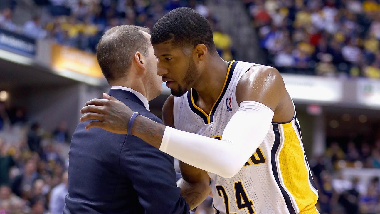 Paul George posts touching message to former Pacers coach Frank Vogel