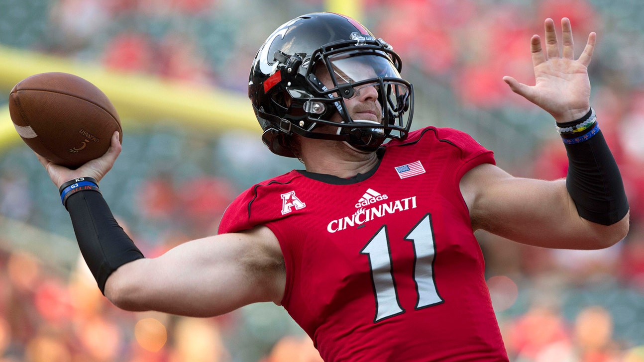Cincinnati QB Kiel finishes 15 for 15 in near-record outing