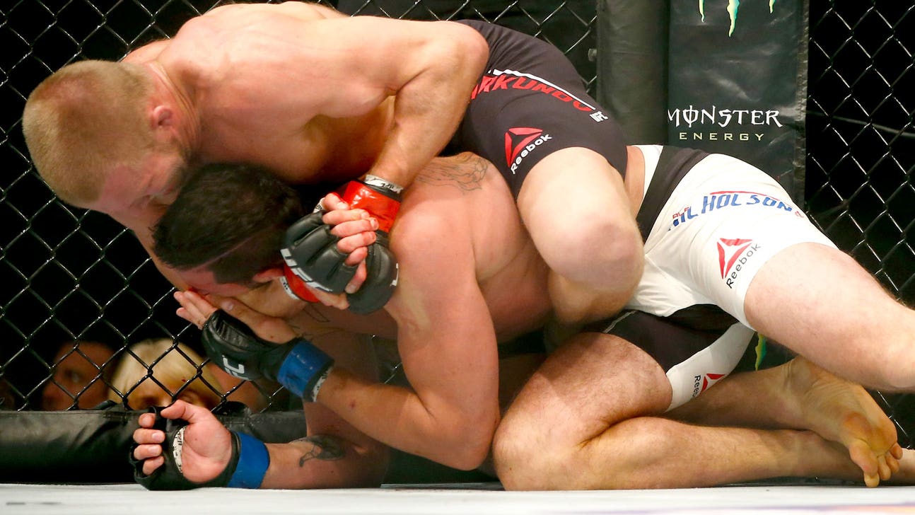 Listen to Misha Cirkunov pop Alex Nicholson's jaw with vicious neck crank