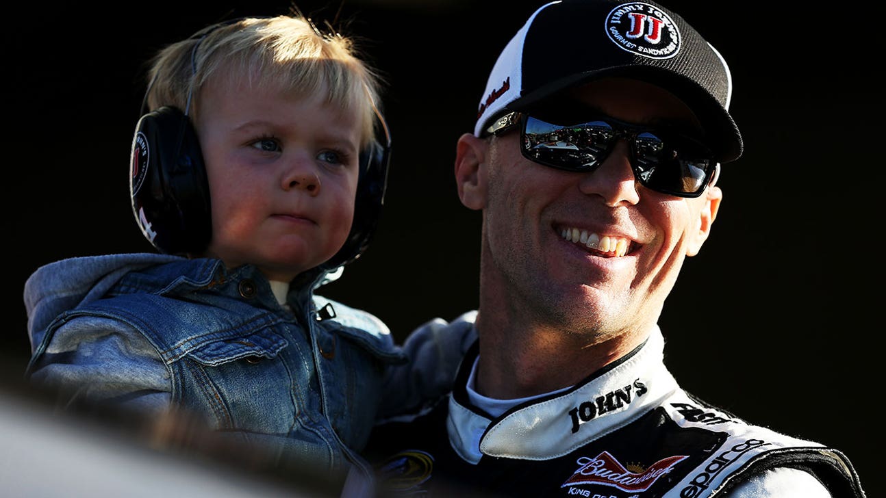Keelan now wears the firesuit in the Harvick family