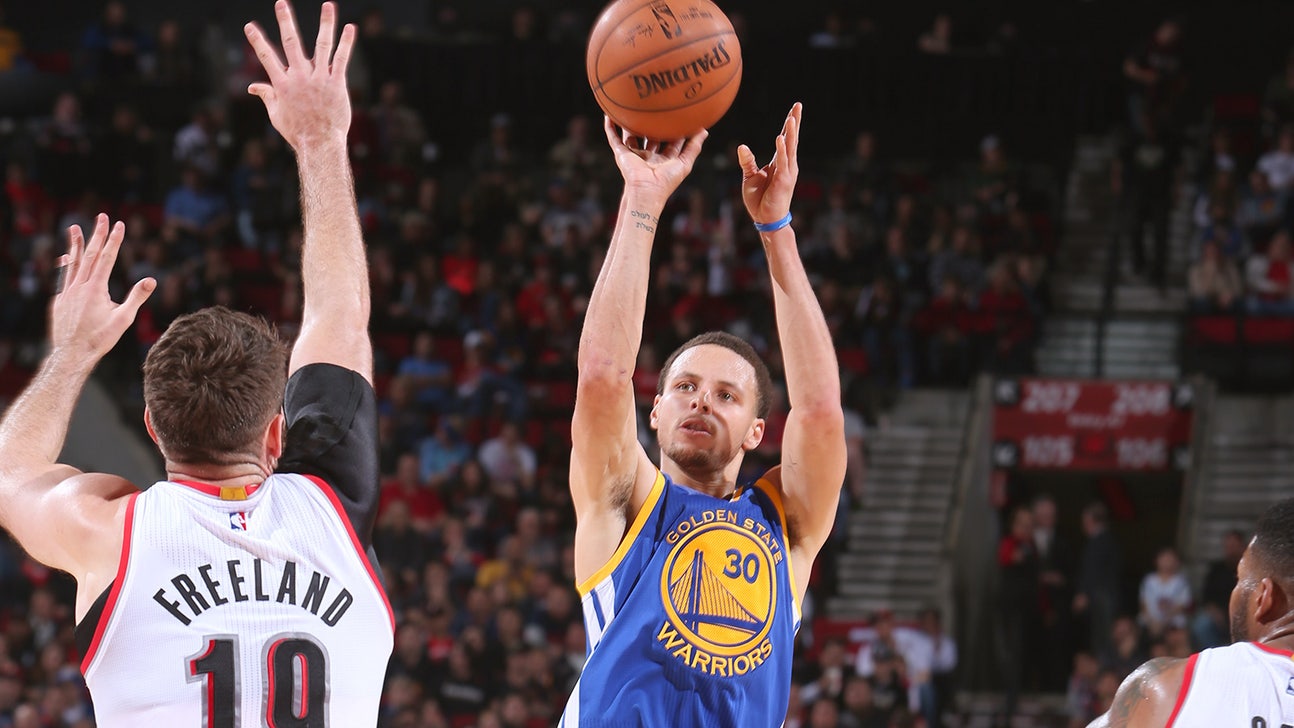 VIDEO: Warriors' Stephen Curry torches the Trail Blazers for 30 points