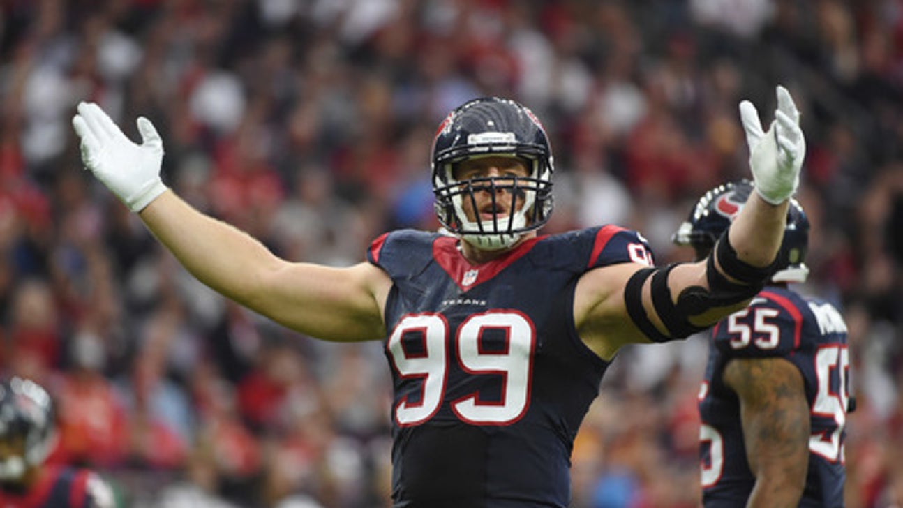 NFL Latest: J.J. Watt loses 2 yards on wildcat carry