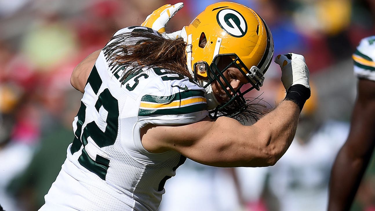 Rams player sports wig, No. 52 jersey in practice to look like Packers' Matthews