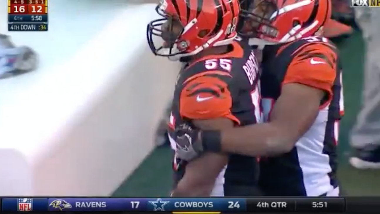 Bengals' Vontaze Burfict gives double middle fingers to fans in Cincinnati