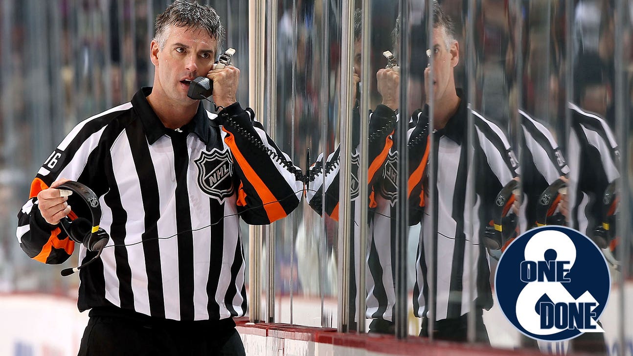 One & Done: Referee Dean Morton scored in the only NHL game he played