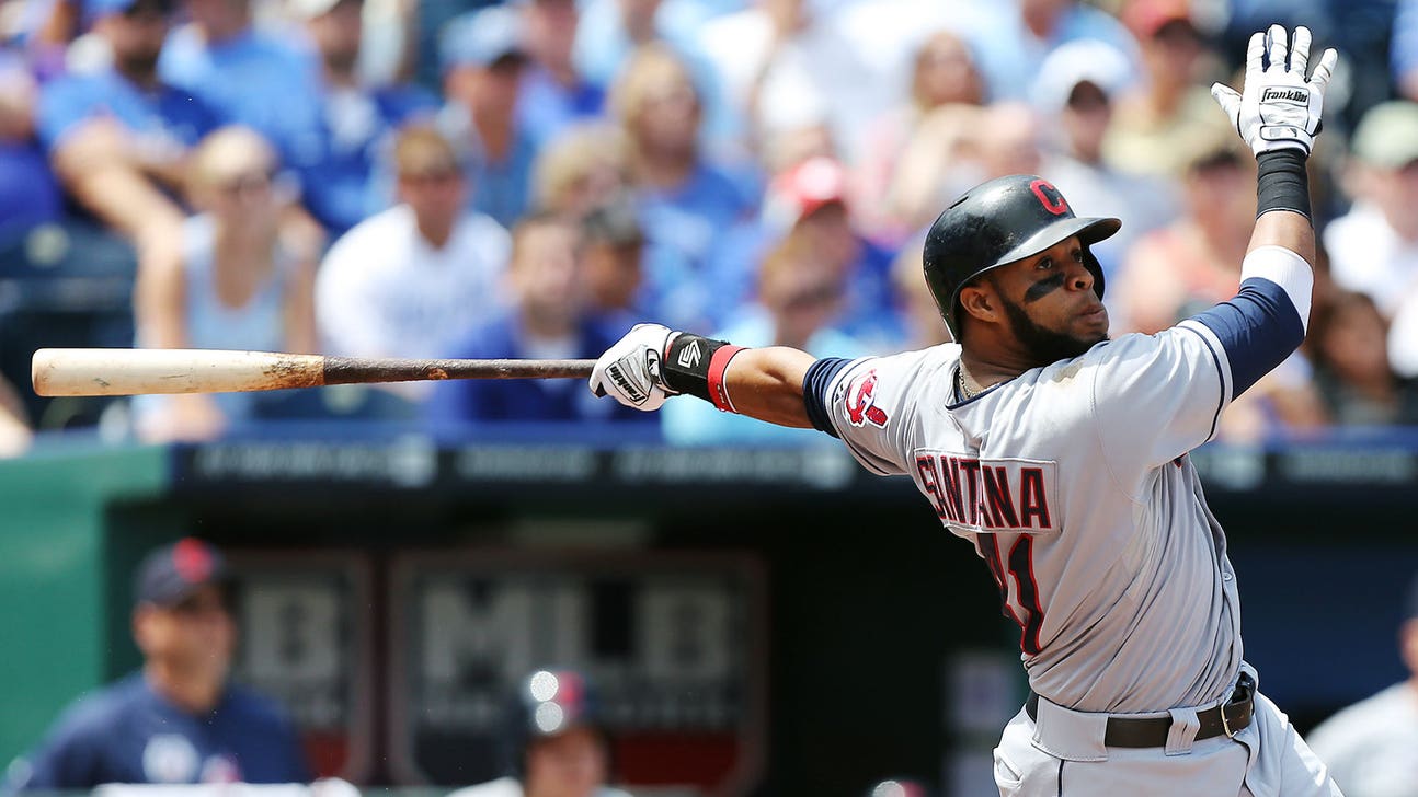 Carlos Santana hits home run milestone