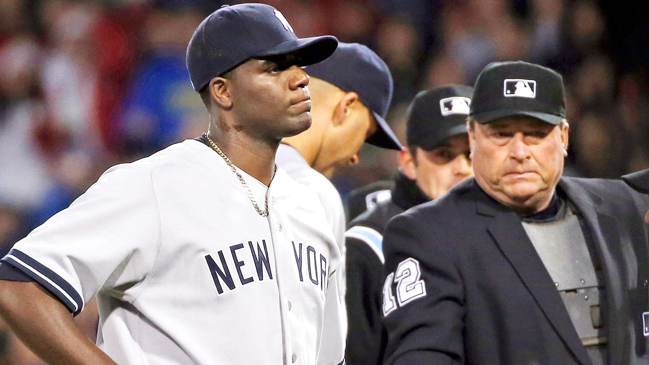 Yankees pitcher Pineda ejected for substance on neck