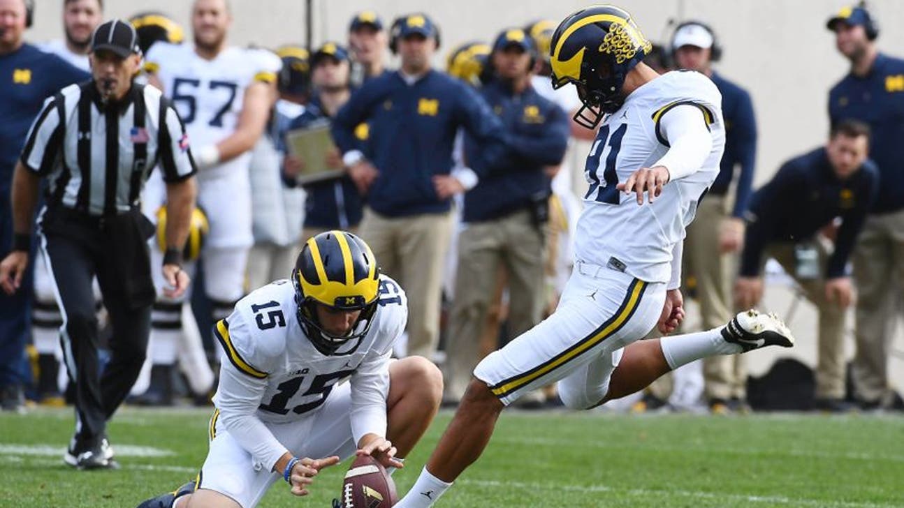 Michigan Football: Garrett Moores wins Holder of the Year