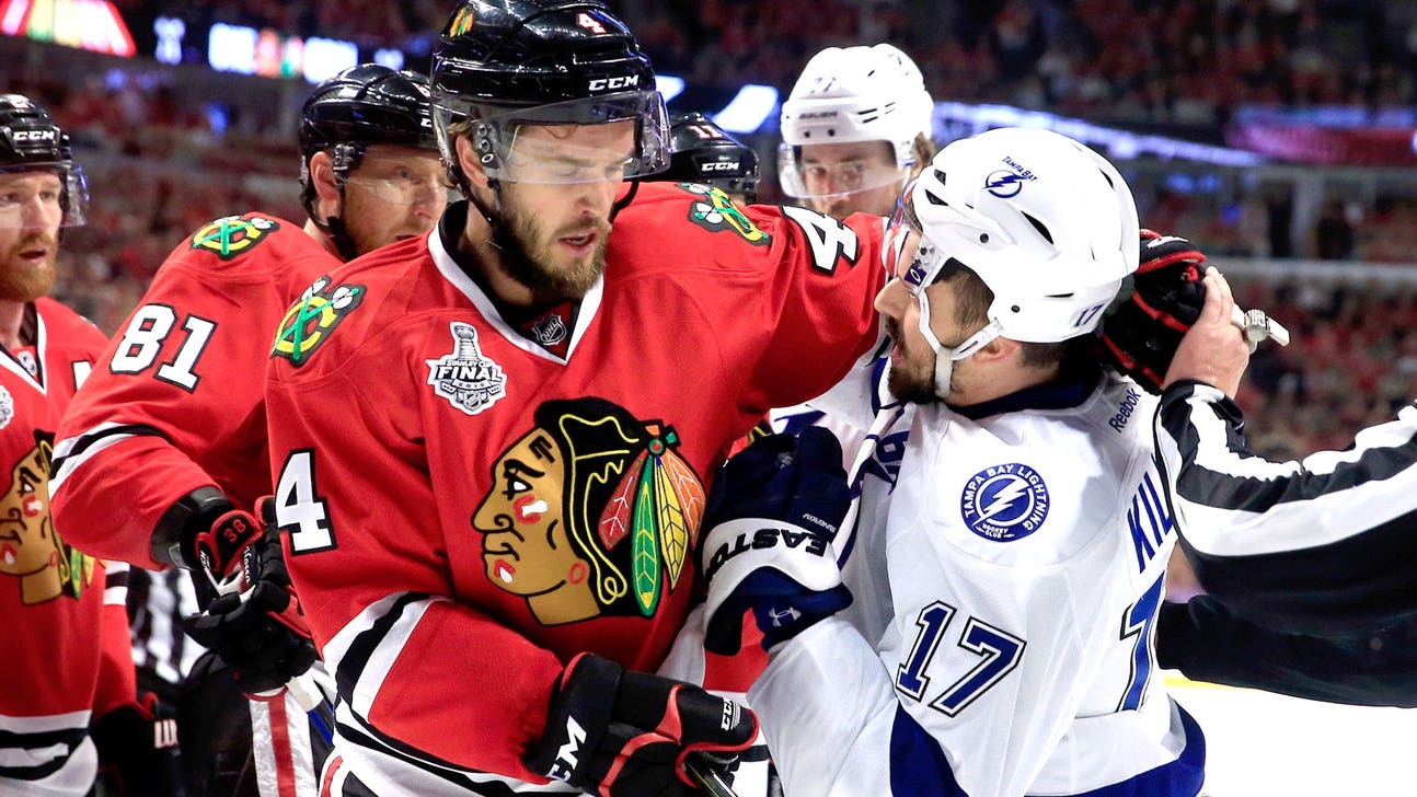 Blackhawks' Hjalmarsson revels in day with Stanley Cup