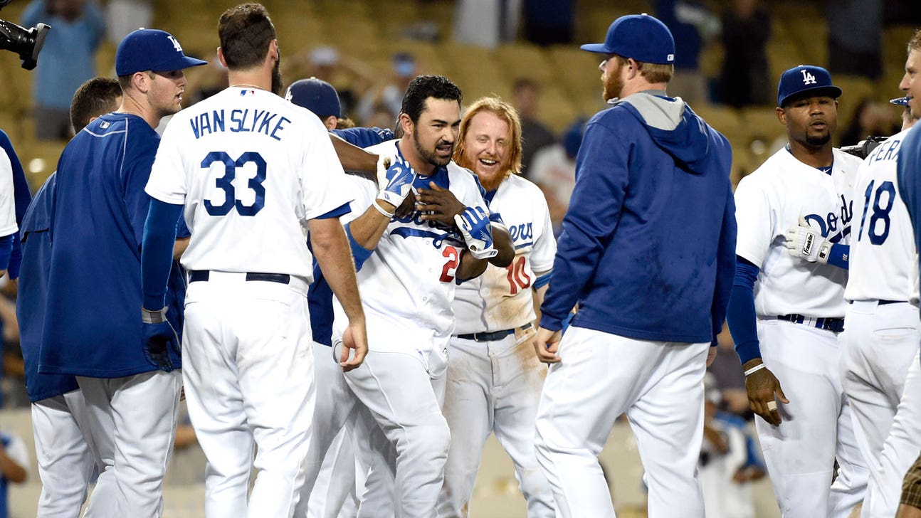 Dodgers topple Giants in 14 on Gonzalez's walk-off single