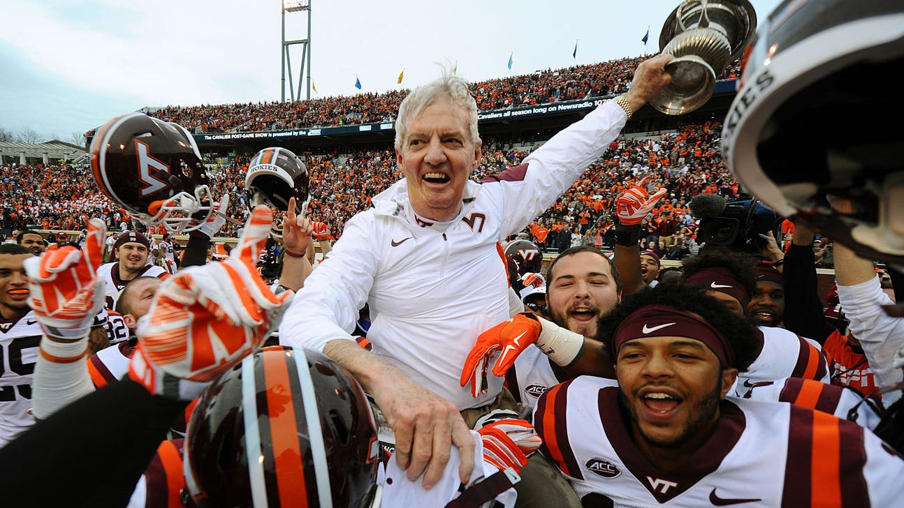 Hokies beat Virginia, get bowl-eligible in coach Beamer's last season