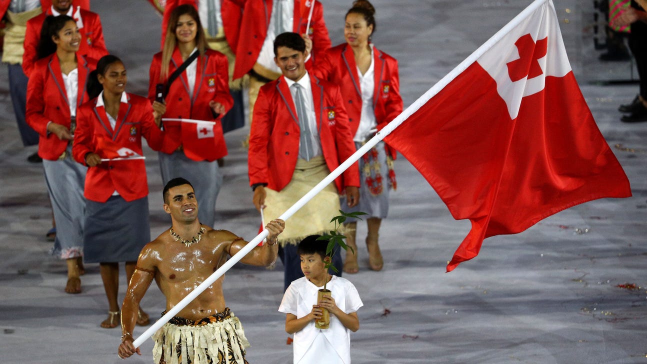 Who was that shirtless Tonga flagbearer at the Olympics?