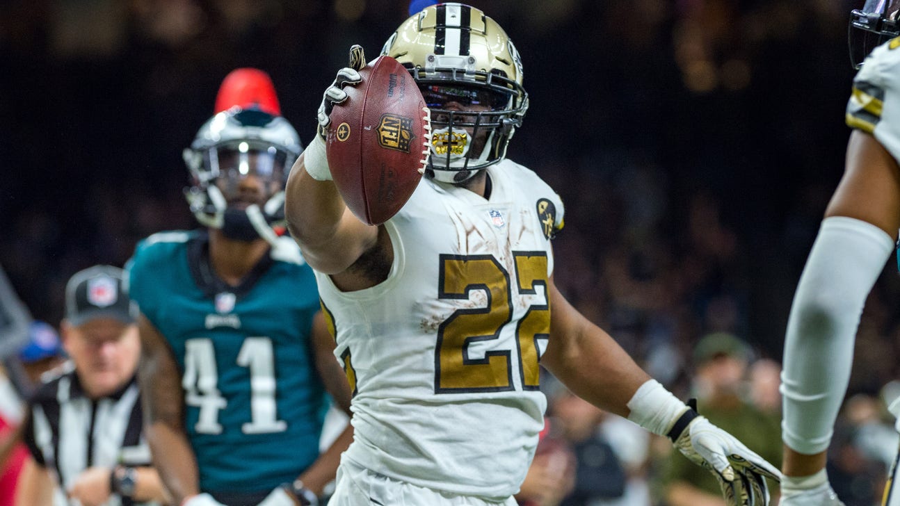 Brees, Saints singe sinking Eagles, 48-7