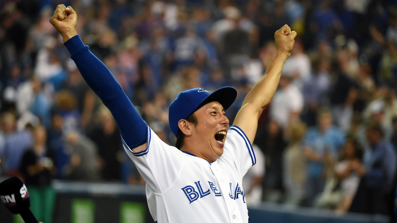 Blue Jays' Kawasaki gives incredible interview after ALDS clinch